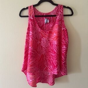 Manuhealii Pink Relaxed Tank Top